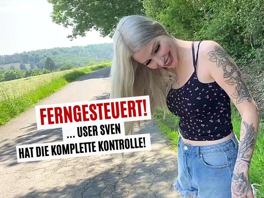 FERNGESTEUERT! USER HAT DIE KOMPLETTE KONTROLLE ÜBER MICH! OMG - Sven wollte unbedingt dieses ferngesteuerte Sextoy probieren - und ich bin ihm komplett ausgeliefert! Richtig krasse Erfahrung! Ich war zwischendurch echt der Meinung, dass die anderen Menschen das hören und sehen können :D Aber Sven hatte kein Erbarmen mit mir ;)