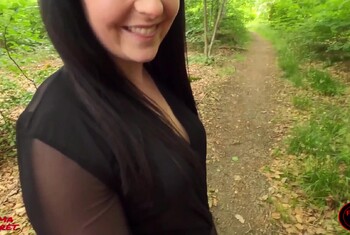ERWISCHT! GEILER F**k im Wald!