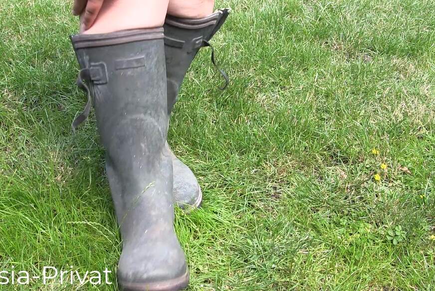 Short Clip Nackter Gummistiefel Talk von Kasia-Privat pic2