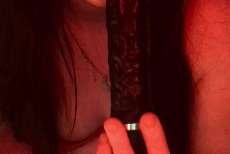 KaicyLove: Geiler Black Dildo bringt mich um den Verstand