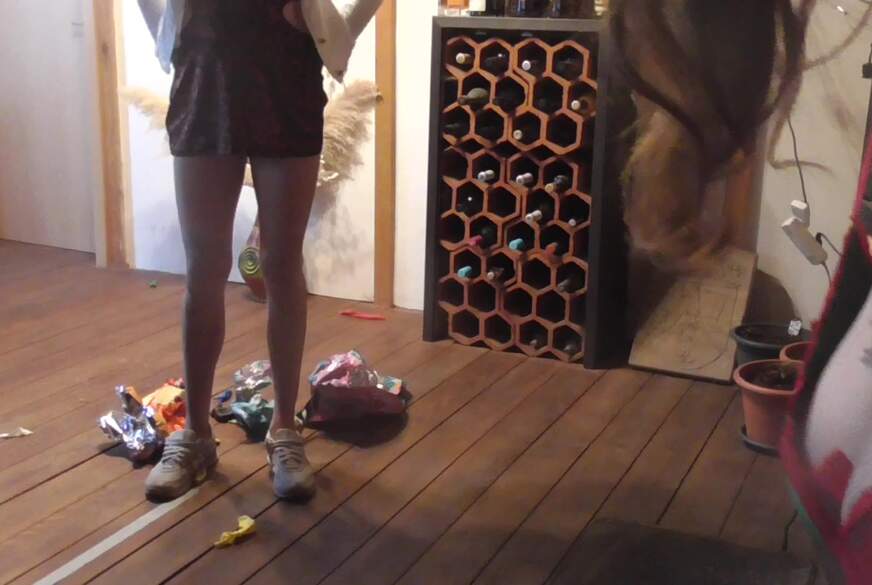 Jessibii: Fetisch mit Folien Luftballons