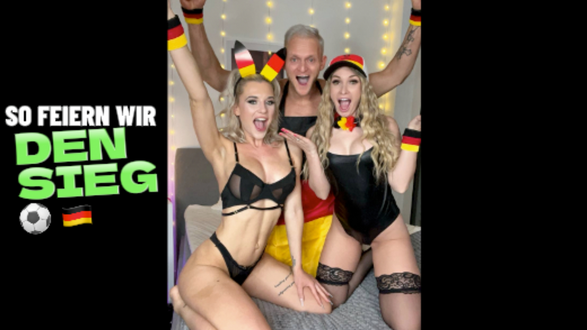 Neulich schaute ich bei meinen Freunden JayJay Pink und Chris Liam Fußball, als unsere Mannschaft gewann hatten wir so Bock aufeinander, dass wir es gleich nochmal getrieben haben bei einer Camshow.