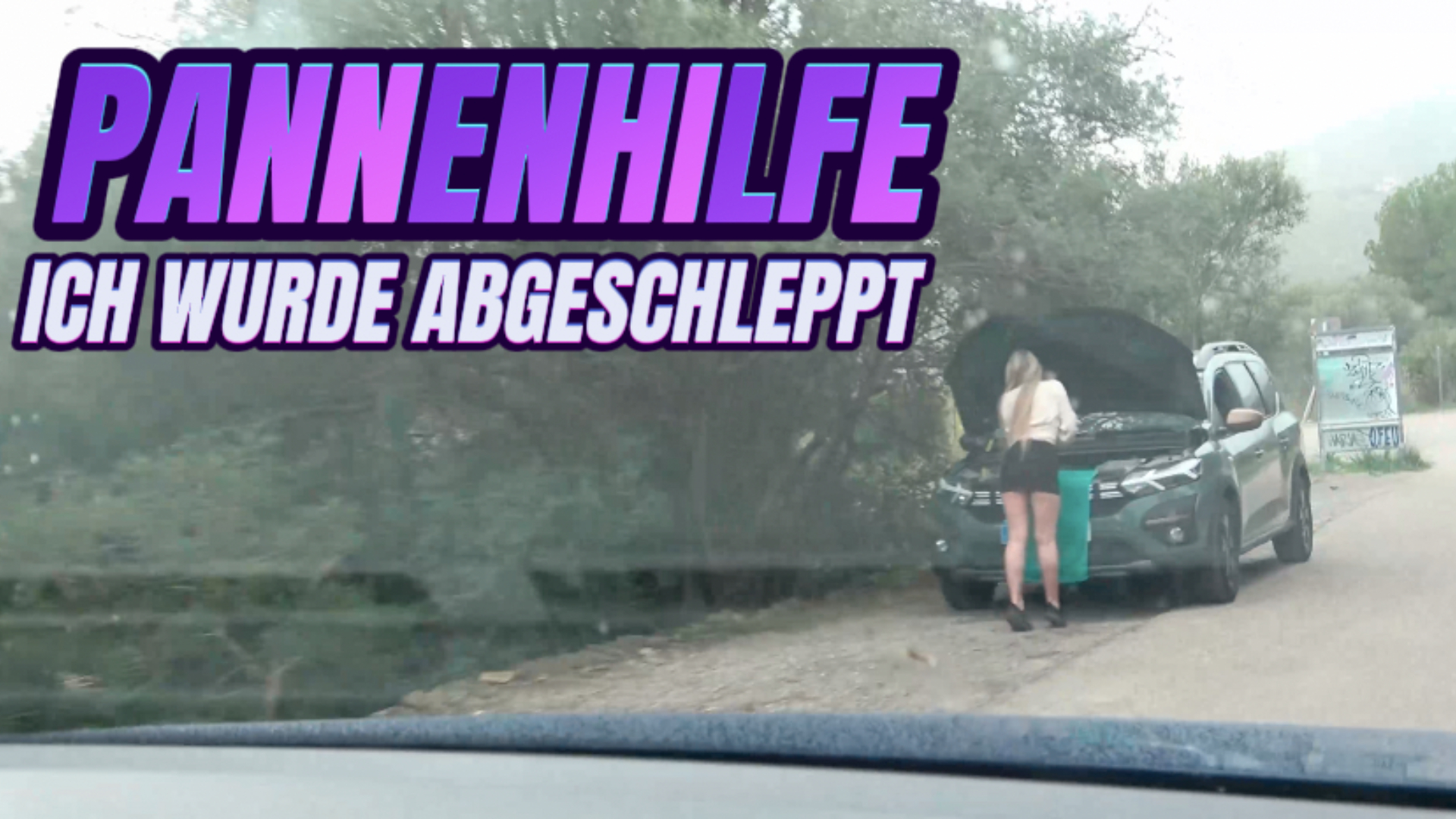 PANNENHILFE ich wurde abgeschleppt! Als ich mit meinem Auto liegen blieb, hielt ein Pärchen an um mir zu helfen, aber sie haben mich anders abgeschleppt als gedacht!