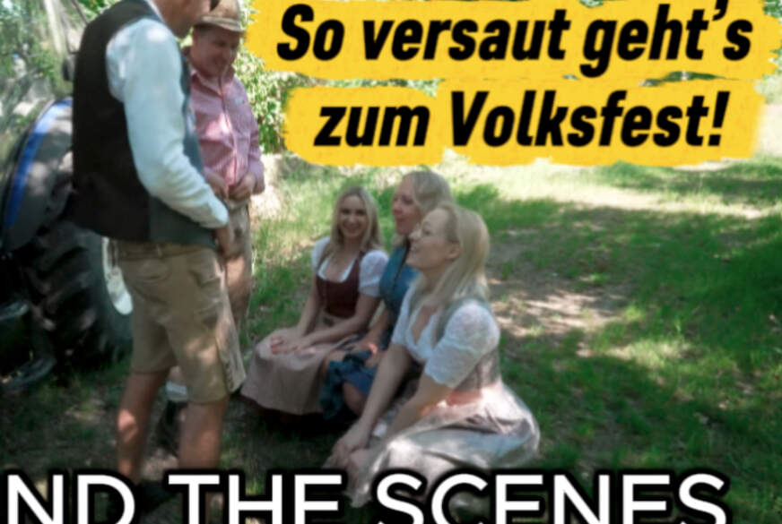 Micky-Muffin: BEHIND THE SCENES Hinter den Kulissen beim Dirndeldreh!