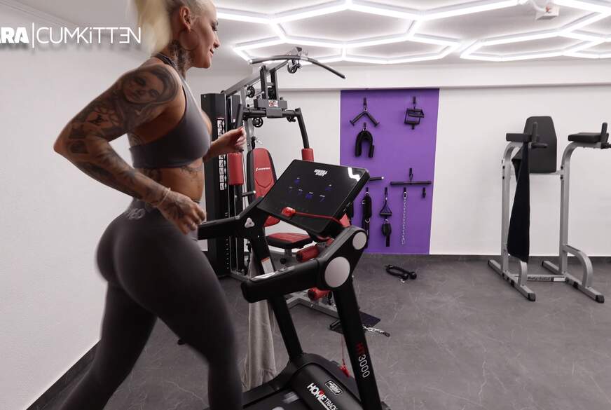 Lara-CumKitten: F**k MICH IM GYM - Orgasmus Workout mit deiner BUBBLE B**t MILF
