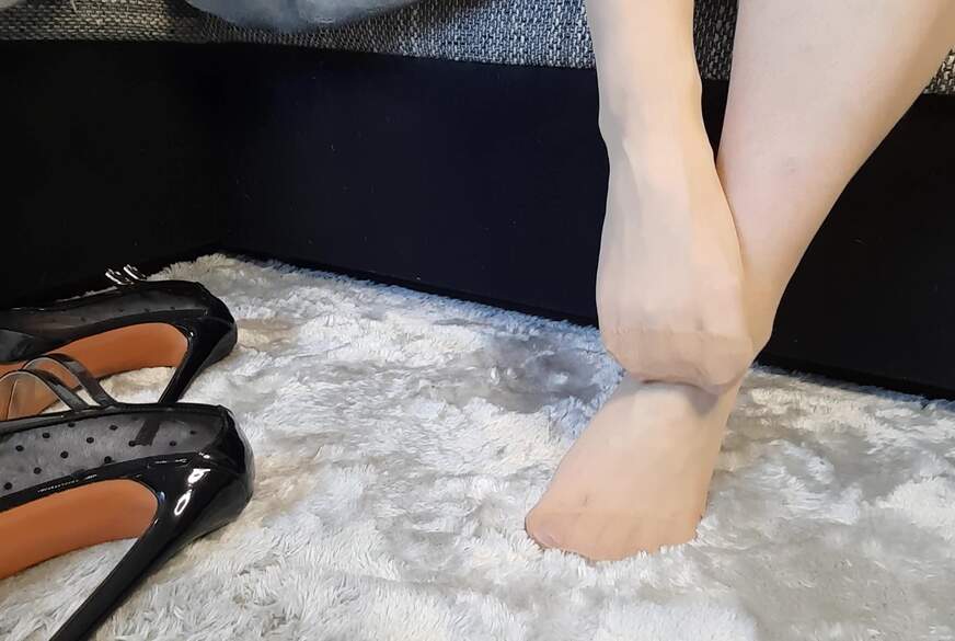 CurlyDreams: S****z auf meine keinen Nylonfüße