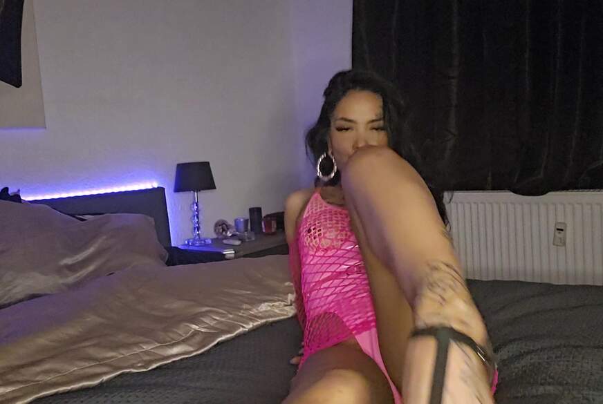 BibiDiamond: bibi diamond in pink latex