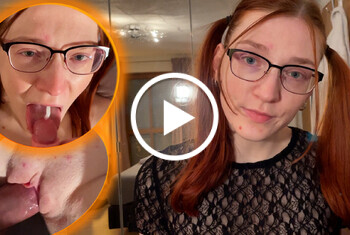 Danke Stiefpapi!!! Ficken, Schlucken und ab zur Party ab 25 Rasiert Rothaarig Frau-Mann Natur AO Blowjob Cumshot DirtyTalk POV Missionar Schlucken 