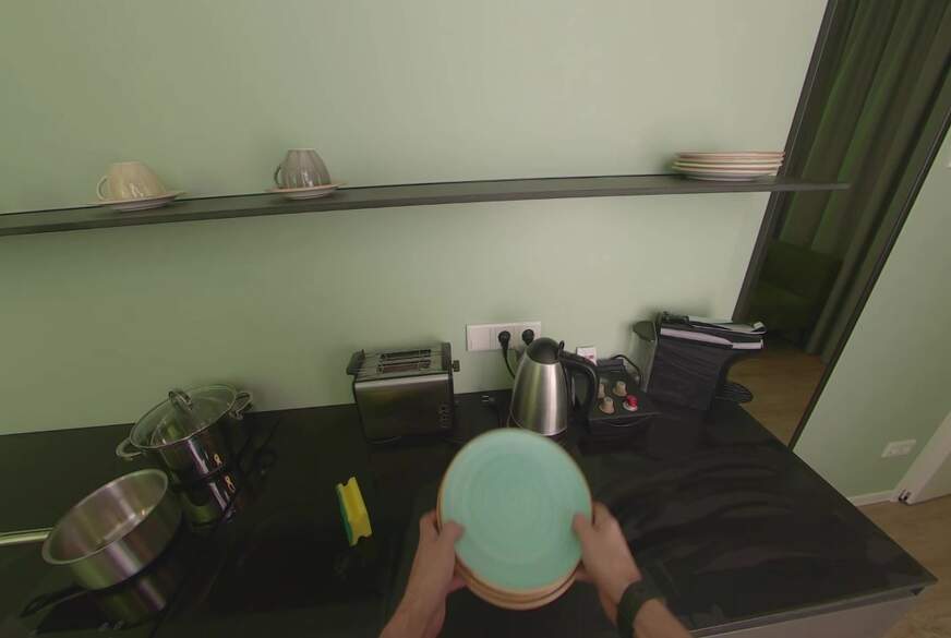 Billie-Star: Küchen F**k.. Vom Mitebewohner auf der Arbeitspl***e z******t