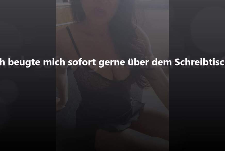 ladymysterious6: Geiler D***y am Schreibtisch