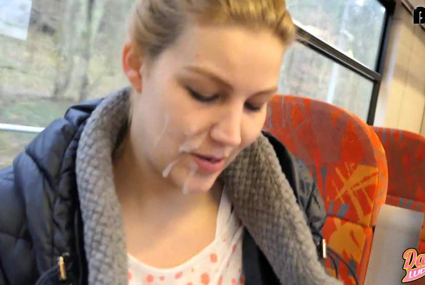 Gesichtsbefruchtung im Zug! Wer fährt nächstes Mal mit? von D****sLuder pic4