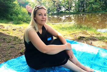 Heimlicher Orgasmus am Badesee