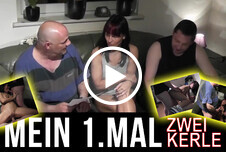 mein erstes Mal mit 2. KERLEN Milfs Rasiert Schwarzhaarig Frau-Mann Natur Blowjob Cumshot Doggystyle Reiten Körperbesamung 