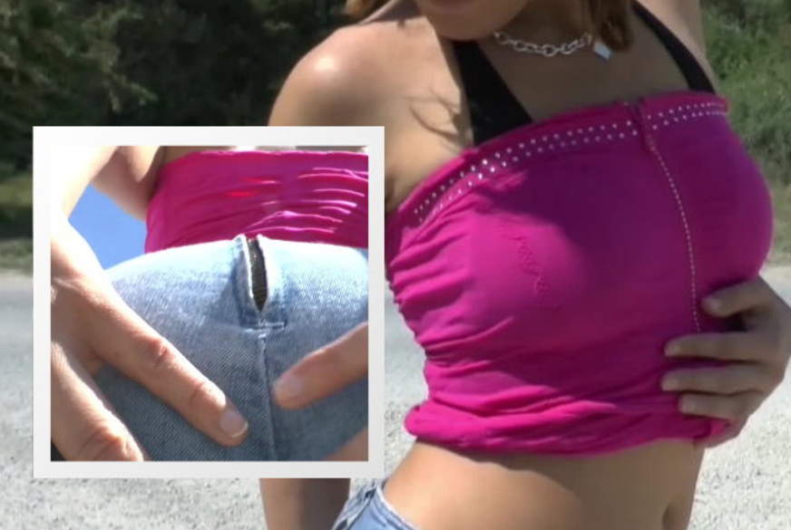 Sandy4Love: ACHTUNG! JEANS-FETISCHCLIP!