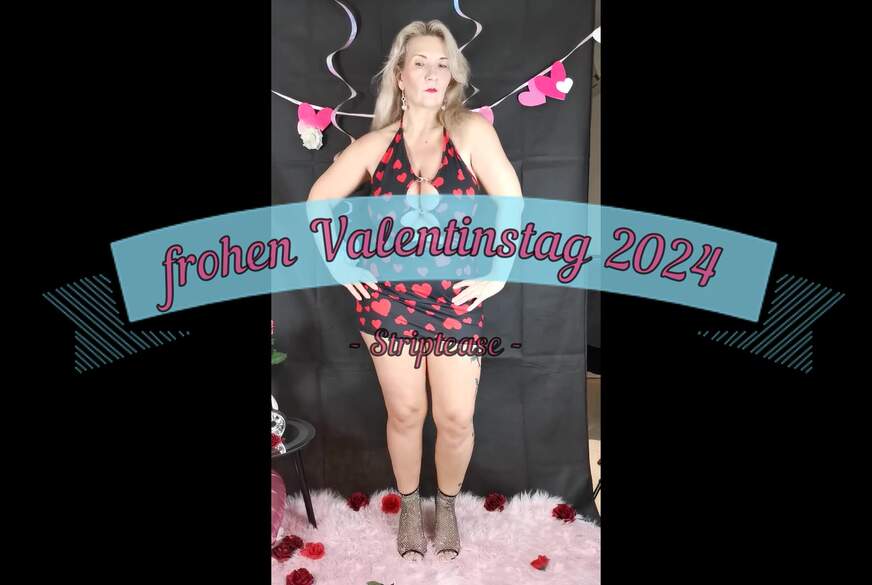 frohen Valentinstag 2024 Striptease von Sandybigboobs pic2