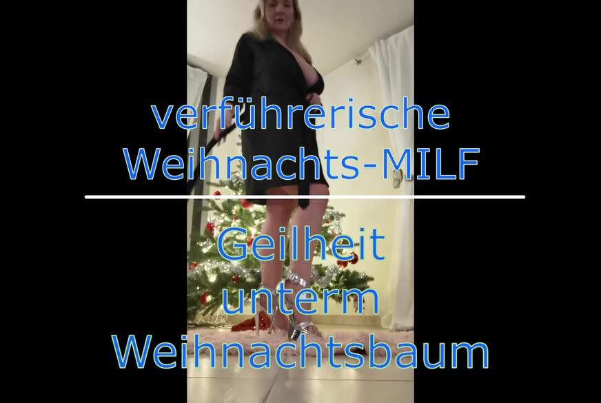 verführerische Weihnachts MILF  Geilheit unterm Weihnachtsbaum von Sandybigboobs pic1