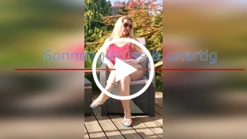 Ich habe heute das herrliche Wetter auf meiner Terrasse genossen. Irgendwann hatte ich nur noch Flip Flops mein Höschen und ein top und eine