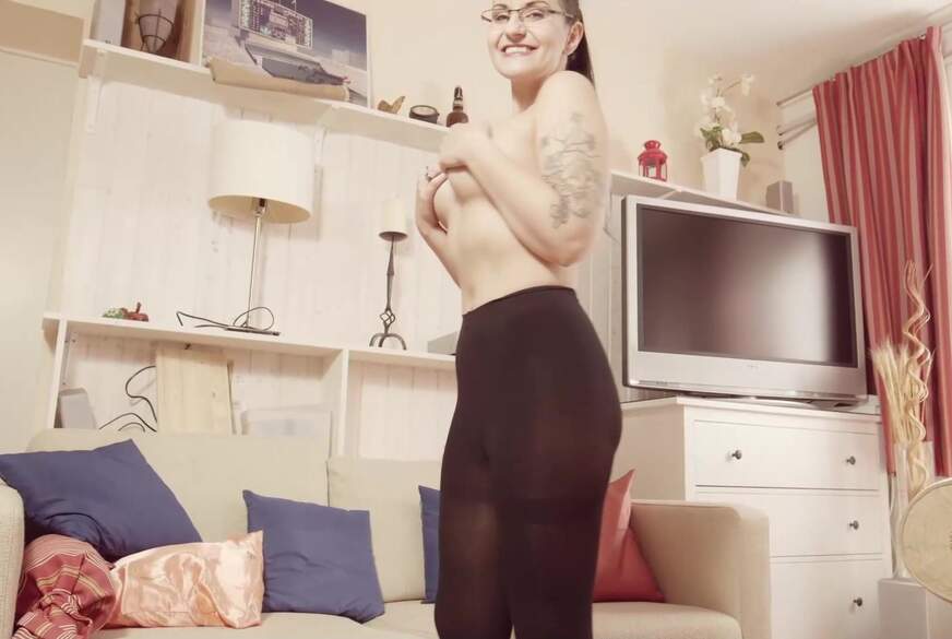 Dildof**k in black tights von NovaNilla pic1