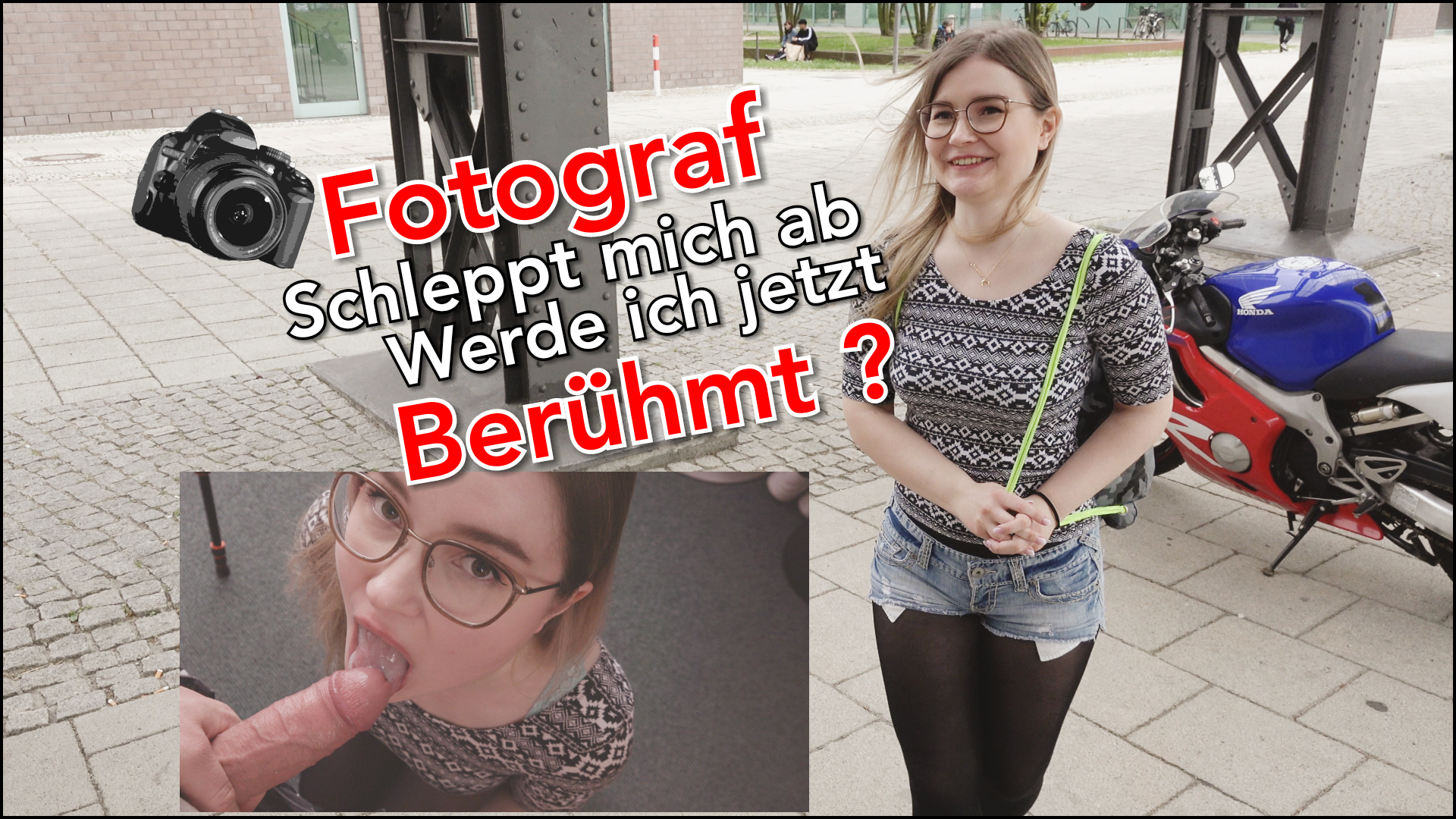 Krass Fotograf Betrügt seine Ehefrau mit Mir POV Blowjob Ich hab mir an dem Tag gar nichts gedacht als ich einkaufen gehen wollte .

Ich hab nur gesehen wie da ein Shooting war einfach auf der Straße und ich bin einen bogen drum gelaufen ,

da rennt der mir einfach hinterher und frag mich, ob ich nicht auch Fotos machen will 

dachte ich okay wieso nicht vielleicht werde ich ja berühmt .

Aber was ich dann herausgefunden habe war total krass 

Er hat seine Frau mit mir betrogen 

Hätte ich das gewusst hätte ich das niemals gemacht oder doch  ;)  ????

Würdest du auch deine Frau mit mir betrügen ???