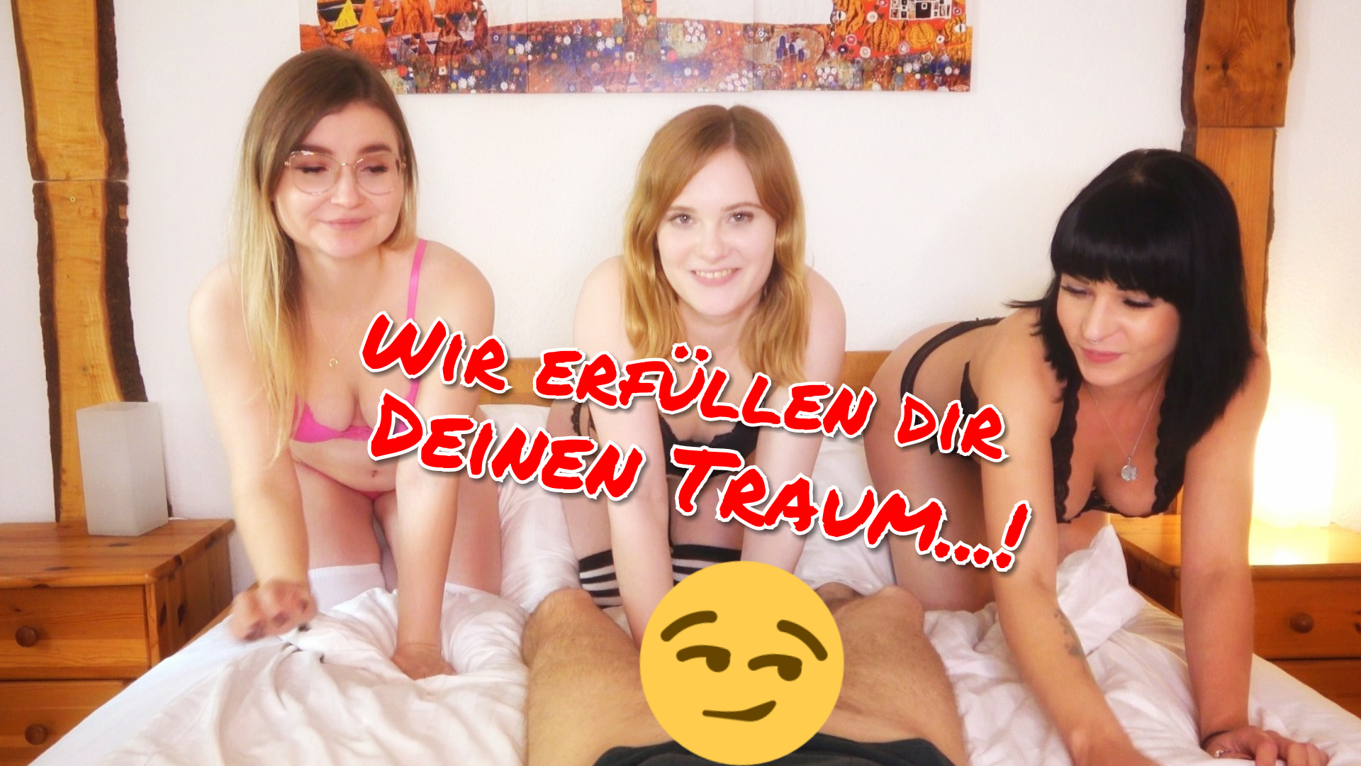 Dein Geilster Traum wird Wahr 3 gegen 1 Pov Cumshot Du hast doch schon immer mal davon geträumt...

Du umringt von Jungen sechs-geilen Frauen die nur deinen Schwanz wollen oder ? 

Die ganz wild darauf sind mit dir ins Bett zu steigen . 

Ja solche Träume haben viele oder aber es soll nicht nur ein Traum bleiben !!!!!

Den das kannst du dir jetzt erfüllen .

Kein unnötiges Gerede, kein Essen gehen, kein Spazieren .

Wir machen deinen Traum wahr 

Das einziege, was du tun musst ist genießen :)

Willst du es nicht auch das es nicht nur Fantasie ist ???

Den melde dich bei uns wir machen Träume WAHR !!!