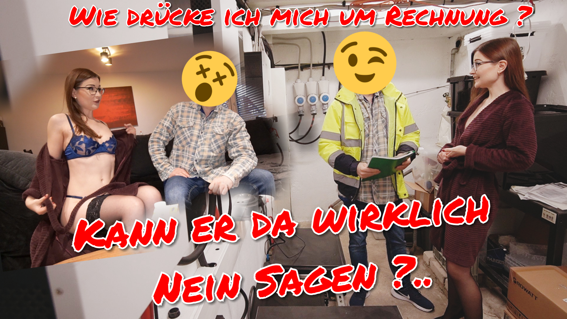 Kann er wirklich Nein Sagen??? FOTZEN PRÜFUNG!!!! Hui das wird teuer. Wie drück ich mich nur um die Rechnung? Mir fällt da schon was ein. Da kann er bestimmt nicht nein sagen. Ob er mal sein Prüfgerät in meine feuchte Fotze stecken will?
Könntest du da nein sagen??