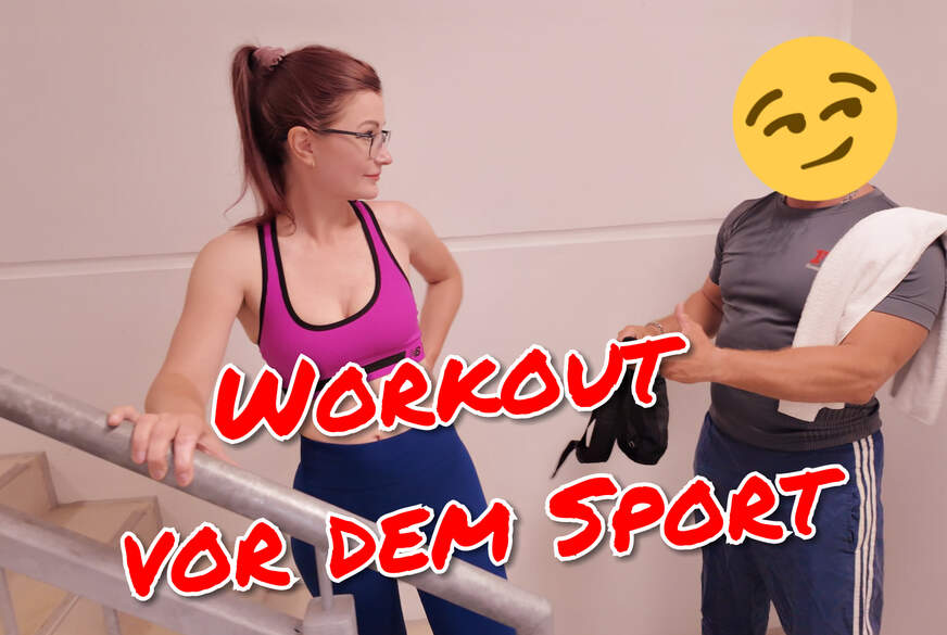 TinyEmily: PUBLIC Workout!! Doppelter S****ashake für meine F***e und mein Maul