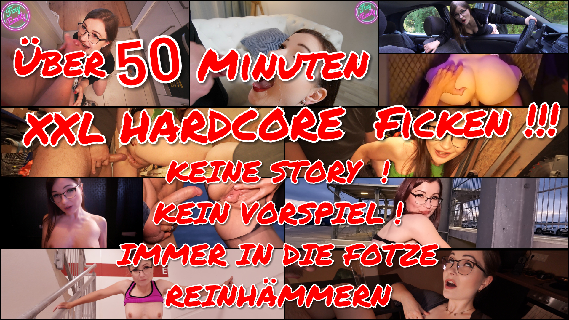 Über 50 Minuten Hardcore Aktion immer in die Fotze Hämmern Keine Story ! Kein unnötiges Gelaber !!! Kein Vorspiel !!!

Einfach so wie ich es am liebsten habe einfach Nonstop in die Fotze rein HÄMMERN!!!