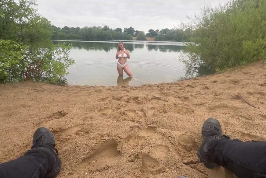 Maja-Meer: Outdoor-Quickie am See - S****z mir bitte ins Gesicht!