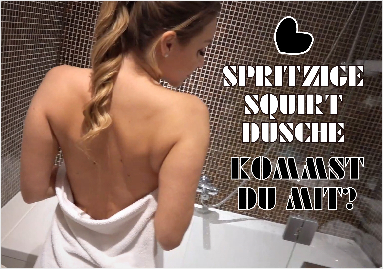 Eingeseifte Brüste, ein praller, nasser Arsch und eine frisch rasierte Pussy – welcher Mann kann da widerstehen? So eine heiße Dusche an kalten Tagen ist schon etwas ganz besonderes! Springst du mit mir drunter? Ich versprech dir, es wird richtig schön nass! Da würdest du mir bestimmt liebend gerne zur Hand gehen oder?
