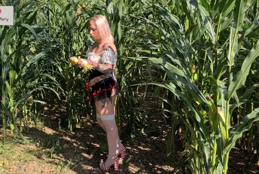 SweetMery: Spass im Maisfeld - Der Maisk****n muss herhalten