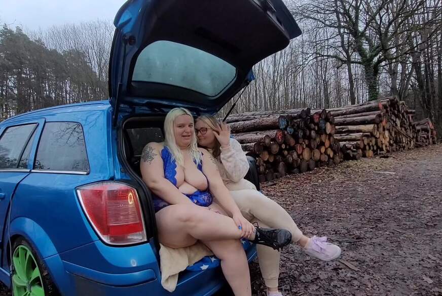 Curvy-Lucy: Ich überrasche Pina Peach mit einem Outdoor-Dre**r