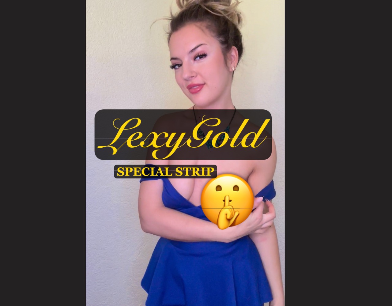 Mein erster Special Strip komplett Nackt Hey mein süßer, hier ist es mein erstes Strip Video, in diesem Kleid war ich vor einiger Zeit essen, bevor es aber los ging dachte ich mir ich stell mein Handy auf und mach mal eine Show :P 
 DU WIRST DIESES VIDEO LIEBEN!!! mein Strip bringt dich um den Verstand.
 Sanft gleiten meine Hände über deine Haut,
 ich bin verloren in diesem sinnlichen Rausch. #blondine #geilerarsch #blond #strip #neuhier #neubeibig7 #neuesvideo #geilerarsch #cosplay