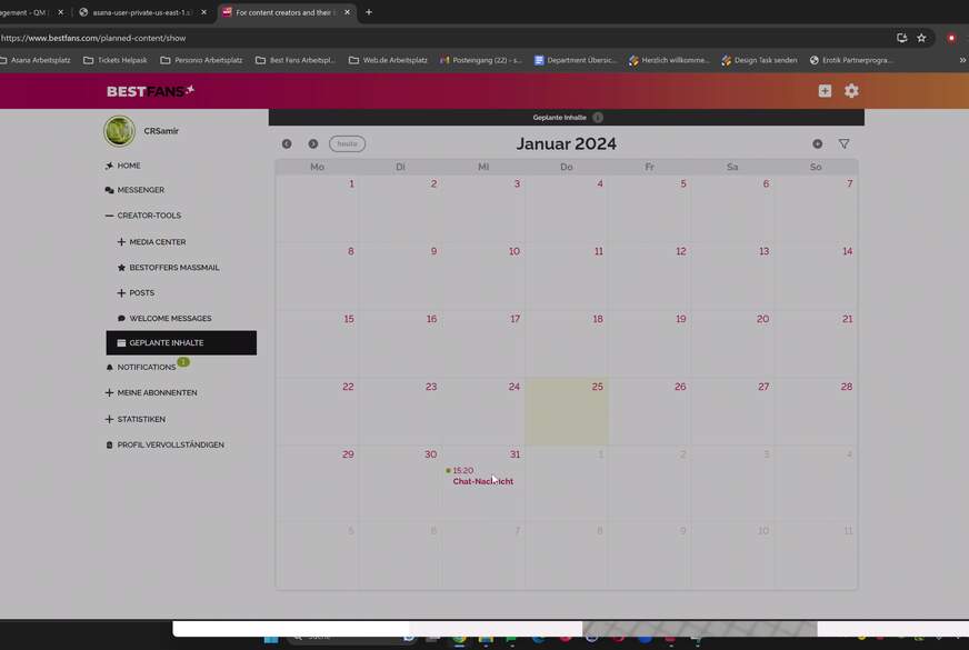 Samir405: Aufzeichnung