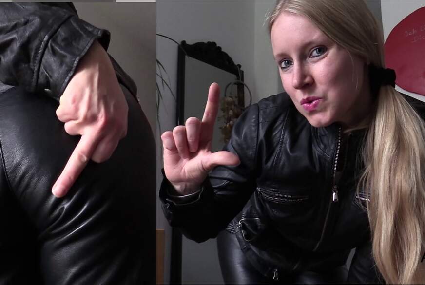 S****z auf meinen Befehl, Loser! Ganz in Leder von Anni-Next-Door