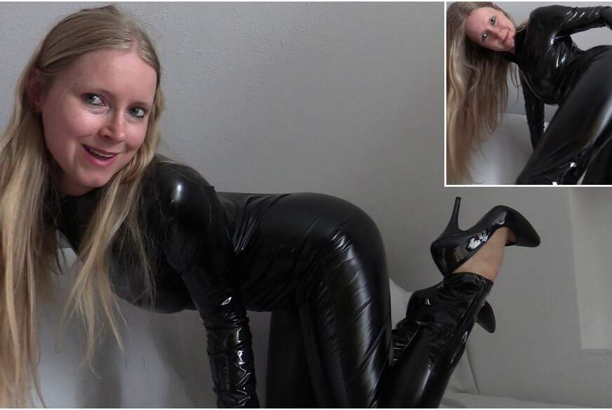 Anni-Next-Door: Im Lack-Overall will ich deine S****al****g!