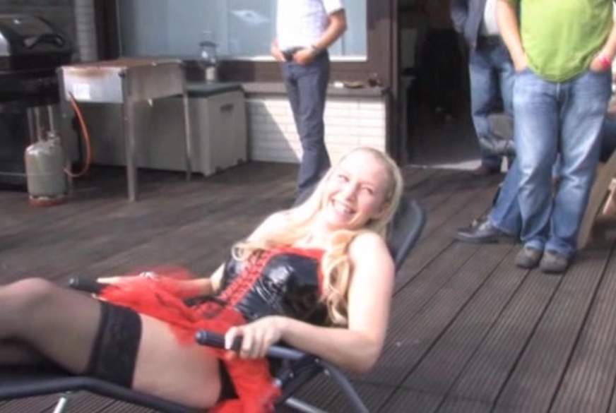 B*****eshow auf der Amateurparty von Laureen-Pink pic4