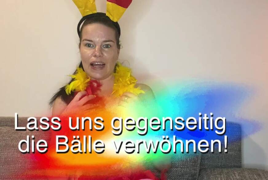 Lass uns gegenseitig die Bälle verwöhnen ! von Jenny-Sun pic1