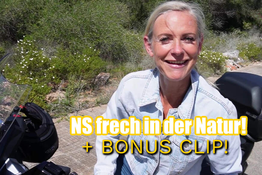 DirtyTina: Outdoor frech g*****t und Slip P**s Bonus!