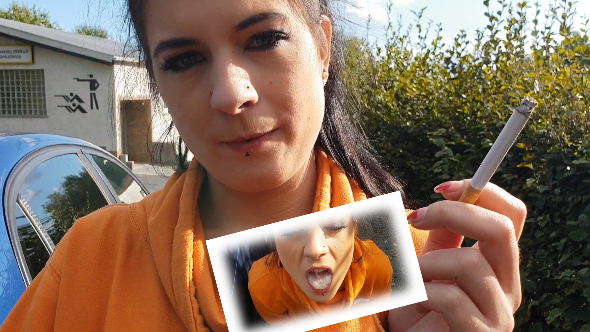 das ging aber schnell Kurz mit einem bekannten Verabredet weil wir noch etwas zu klären hatten, habe gemerkt das er mir während ich eine Zigarette geraucht habe als auf den Mund geschaut hat und in seiner Hose etwas gewachsen ist, also während ich meine Zigarette geraucht habe schnell den Schwanz ausgepackt und angefangen ihn zu wichsen und dann in meinen Mund gesteckt, innerhalb 2 minuten ist er schon in meinem Mund expoldiert, würdest du es länger aushalten?