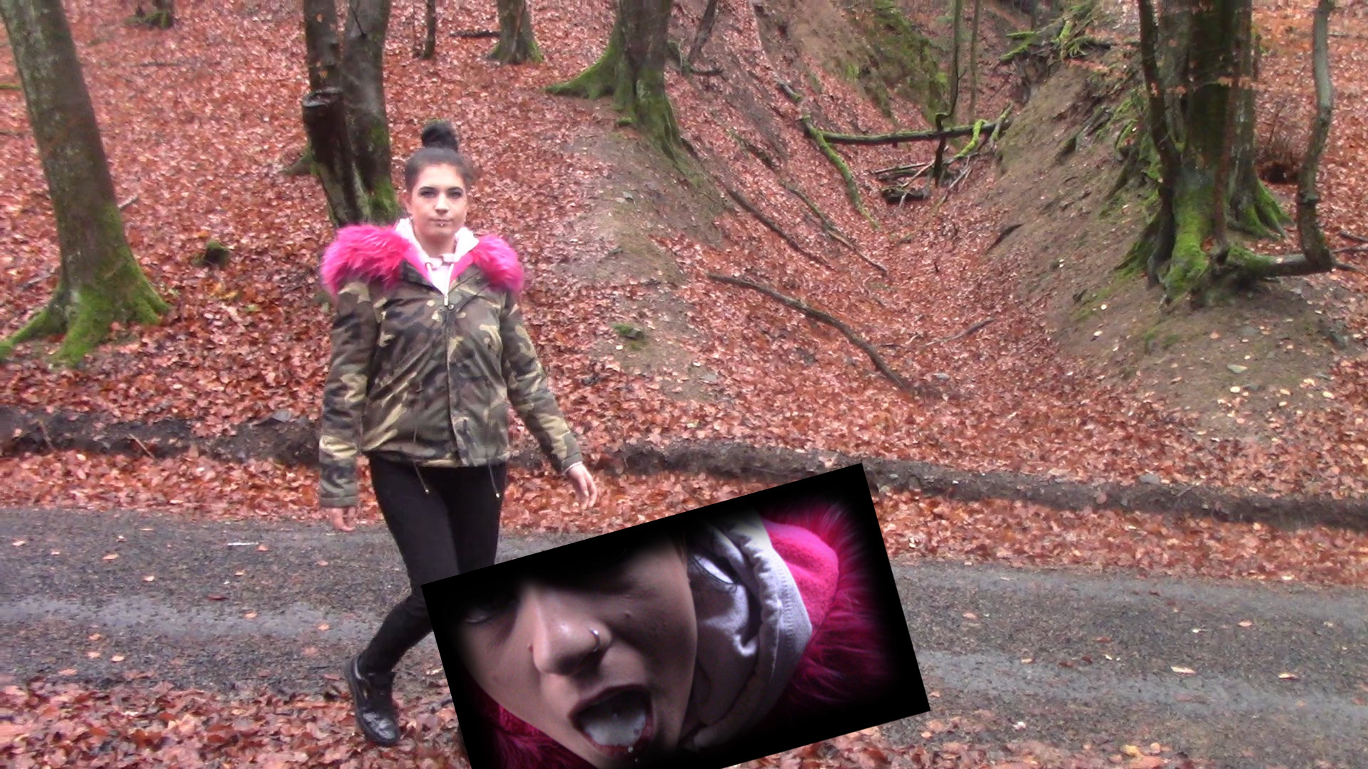 Ich war im Wald spatzieren gewesen und dachte mir nichts schlimmes, aufeinmal sah ich mitten im Wald ein kleines Häuschen und bin darauf zugegangen, aufeinmal habe ich gesehen wie mich dort ein Typ filmt, der seinen schwanz in der Hand hatte, natürlich bin ich dann sofort mal hingegangen und habe geschaut was er dort wohl so tut, aber ehe ich richtig schauen konnte habe ich seinen Schwanz in meinem Mund gehabt, Ich habe ihm dann erstmal schön geil seinen Riehem geblasen, hätte dir das sicherlich auch gefallen ?