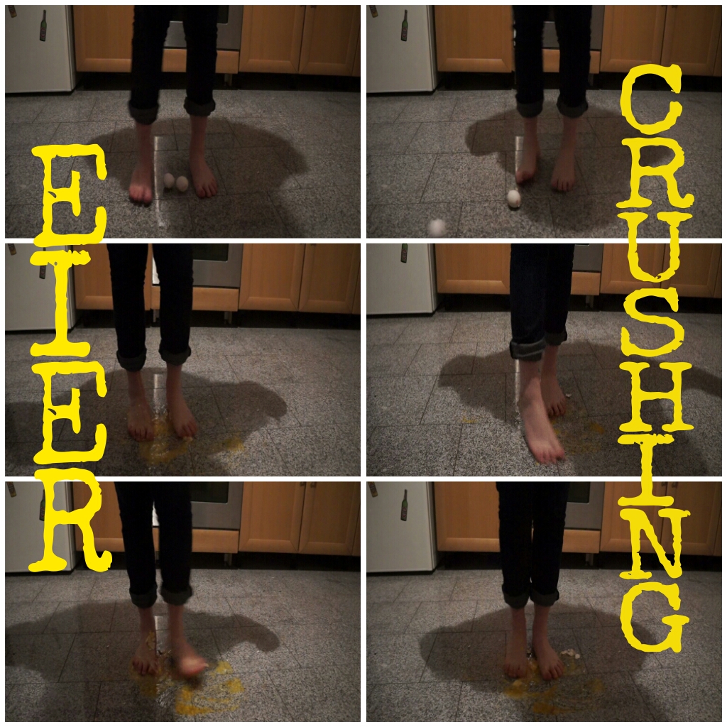 Schau mir zu wie Ich schön auf deinen Eiern rumtrempel, na würde dir das gefallen?