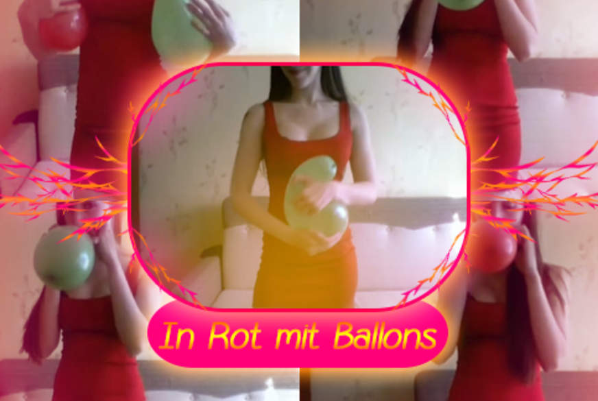 In Rot mit Ballons von Charlotte4U