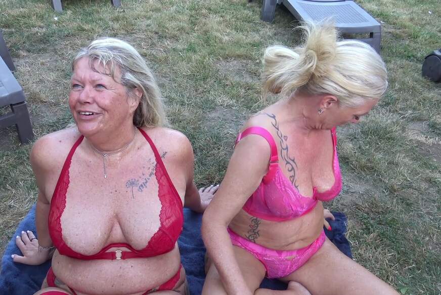 RosellaExtrem: Mega Outdoor P**s-O***e! 20 Männer füllten uns mit P***e ab! Teil 4