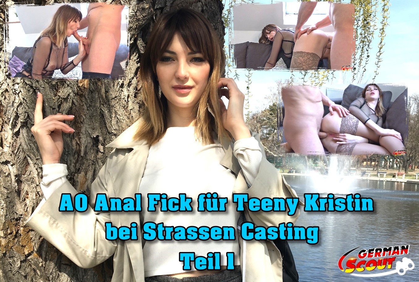 AO Anal Fick für Teeny Kristin bei Strassen Casting Teil 1 Der German Scout war wieder unterwegs mit der Aufgabe ein neues Video für euch zu drehen und so ging es dieses mal mit dem Zug nach Budapest. Von Berlin ein Katzensprung und nur zu empfehlen. Kaum in der RBNB Wohnung eingecheckt ging es direkt mit laufender Kamera auf die Straße. Natürlich waren wieder ein paar Geldscheine mit dabei um potentielle Mädels auch final überzeugen zu können. Die ersten 20 Minuten war geprägt von Absagen und bösen Blicken, aber dann konnte ich Kristin aus Russland, die gerade eine Woche Urlaub mit Freundinnen hier macht, in ein Gespräch einbinden. Ich erzählte ihr von einem großen Model-Job für den ich nur ein paar Probeaufnahmen in sexy Unterwäsche bräuchte, natürlich gegen Taschengeld. Sie war überzeugt und so gingen wir direkt in mein Apartment wo ich sie nach ein paar Bilder direkt überzeugen konnte, sich für einen kleinen Privatporno von mir in ihren Sexy Po ficken zu lassen. Natürlich fragte ich erst gar nicht nach einem Kondom und a