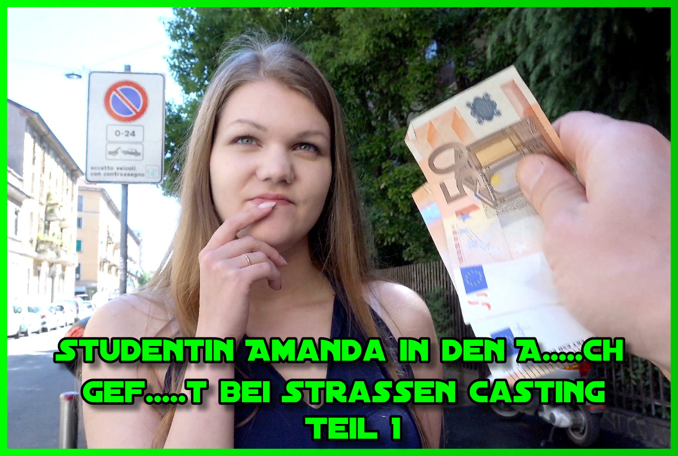 Das war doch gleich eine Doppelpremiere die ich heute erlebt habe. Nicht nur das die Studentin Amanda den ersten Porno gedreht hat, nein, sie hat auch ihren ersten Anal Sex mit mir gehabt. Aber von Anfang an! Ich war am Sonntag mal schnell wieder drüben in Prag, was von Berlin relativ entspannt zu bewerkstelligen ist und es lohnt sich eigentlich immer. Denn die Frauen sind geil und willig und genau sowas brauche ich für mein German Scout Projekt. Bewaffnet mit der Kamera ging ich also auf die Suche und nach ein paar Absagen konnte ich Amanda davon überzeugen, dass ich ein Model Agent bin und sie gerne für einen großen Auftrag casten möchte. Das Einzige was ich noch brauche sind Bilder in Unterwäsche, damit die Kunden sie auch richtig sehen können. Nach ein wenig Taschengeld ging es dann in meiner Wohnung wo ich sie bei einem unmoralischen Angebot ohne Kondom ficken konnte.