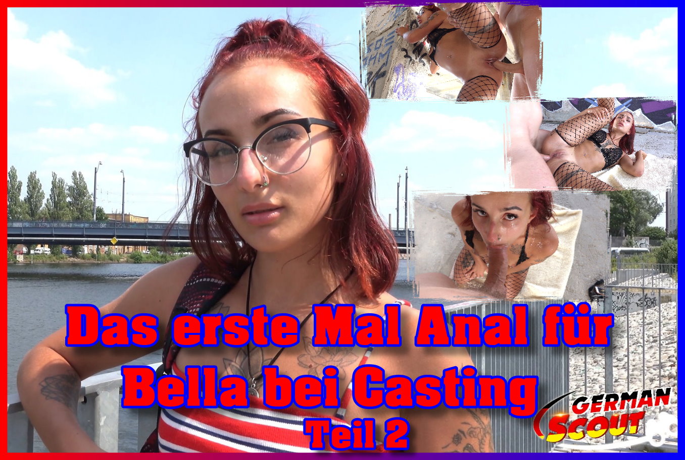 Das erste Mal Anal für Bella bei Casting Teil 2 Der German Scout war wieder on Tour und dieses Mal vor der eigenen Tür hier in Berlin! Dabei raus gekommen ist ein geiler Arschfick bei dieser süßen rothaarigen Studentin Bella, die gerade ihren Urlaub macht!
Am Samstag habe ich einfach mal wieder meine Kamera geschnappt und bin etwas durch die Straßen gezogen. Natürlich habe ich mich dabei in der Nähe einer geilen Location aufgehalten, bei der ich wenn es klappt gleich was drehen könnte. Ich konnte dann diese geile rothaarige Teen Maus sehen und nahm die Verfolgung direkt auf. Allen Mut zusammen genommen und sie direkt angesprochen erfuhr ich, dass sie Studentin aus der Ukraine ist und hier ein paar Tage zu Besuch in Berlin ist. Na das passt doch perfekt und ich stellte mich als Model Agent vor, der genau sie suchen würde für einen großen Modejob und sie willigte ein, ein paar Aufnahmen zu machen. Natürlich müssten wir aber dafür zu einer besseren Location und als wir dort waren und sie langsam locker wurde machte ich ih