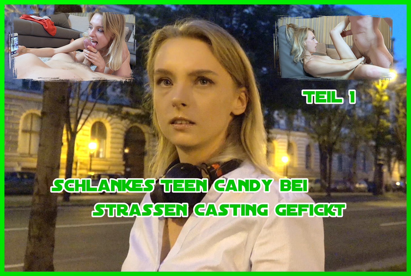 Schlankes Teen Candy bei Strassen Casting gefickt Teil 1 Es geht weiter, mit tollen Straßen Castings und das in ganz Europa. Dieses Mal hat es euren German Scout mal wieder nach Ungarn verschlagen. Um genauer zu sein nach Budapest. Von Berlin ist das ein Katzensprung mit dem Flieger und die Wohnungen sind billig und die Frauen locker. Also schnell in die Ferienwohnung eingecheckt und gleich noch am selben Abend auf die Straße. Denn es ist Freitag und die Chancen groß hier eine junge Frau für ein Casting zu gewinnen. Und so kam es dann auch zu German Scout Candy. Die ersten Damen hatten keine Zeit oder Lust, dass ich ihnen von meiner Model-Agentur erzähle. Aber dann traf ich die schlanke blonde Maus Candy und konnte ein paar Worte mit ihr wechseln. Sie war sehr locker drauf und konnte ihr zumindest meine Nummer geben, falls sie morgen Lust auf Probeaufnahmen hat. Und sie hatte Lust und meldete sich am nächsten Tag telefonisch bei mir und ich buchte sie für kleines Geld für die ersten Bilder. Als sie dann bei mir ankam konnte German Sc
