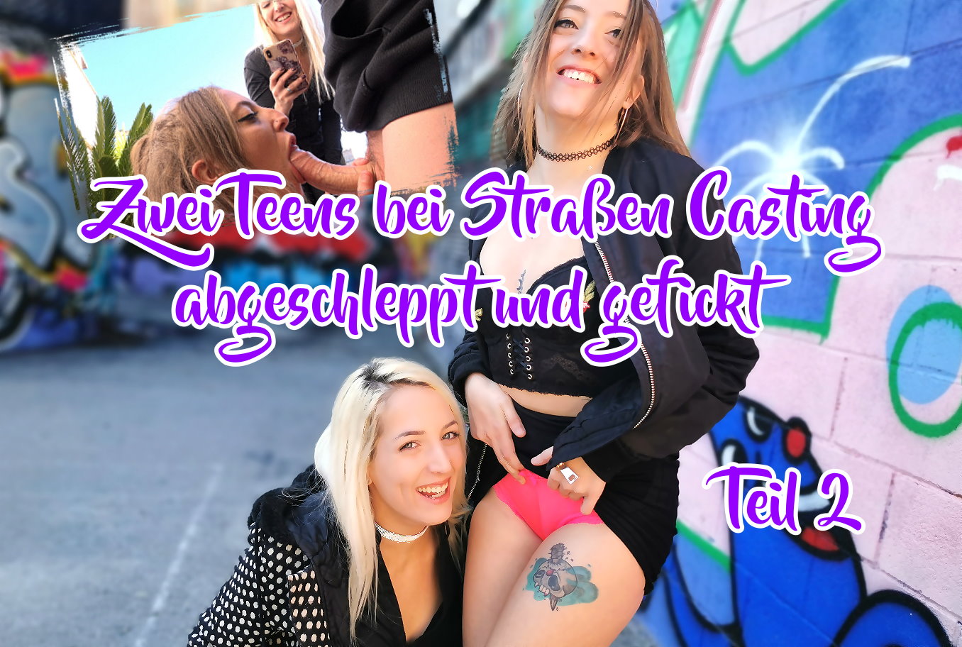Zwei Teens bei Straßen Casting abgeschleppt und gefickt Teil 2 In Barcelona angekommen rief ich meine Freundin vom letzten Jahr Liz an und wir verabredeten uns mit ihrer besten Freundin direkt in der City. Ich wollte etwas drehen und laut Liz war ihre Freundin auch nicht abgeneigt. Also Kamera an und zum vereinbarten Treffpunkt. Sie waren da und ich positiv überrascht. Beide super sexy und extrem locker. Fast schon zu locker. Mitten in der Stadt wurde gefummelt und geknutscht und ich lockte beide dann doch lieber zu mir ins Apartment. Bei mir angekommen machten wir Bilder und die beiden Mädels konnten kaum voneinander lassen. Irgendwann hatte ich genug vom nur zugucken und holte einfach mal mein Ding raus, was ihre Freundin direkt zum anschnappen veranlasste. Danach durfte ich sie richtig schön hart ran nehmen und Liz fummelte mit, machte Handy Bilder und feuerte mich an sie richtig ran zu nehmen. Was ein unglaubliches Erlebnis!