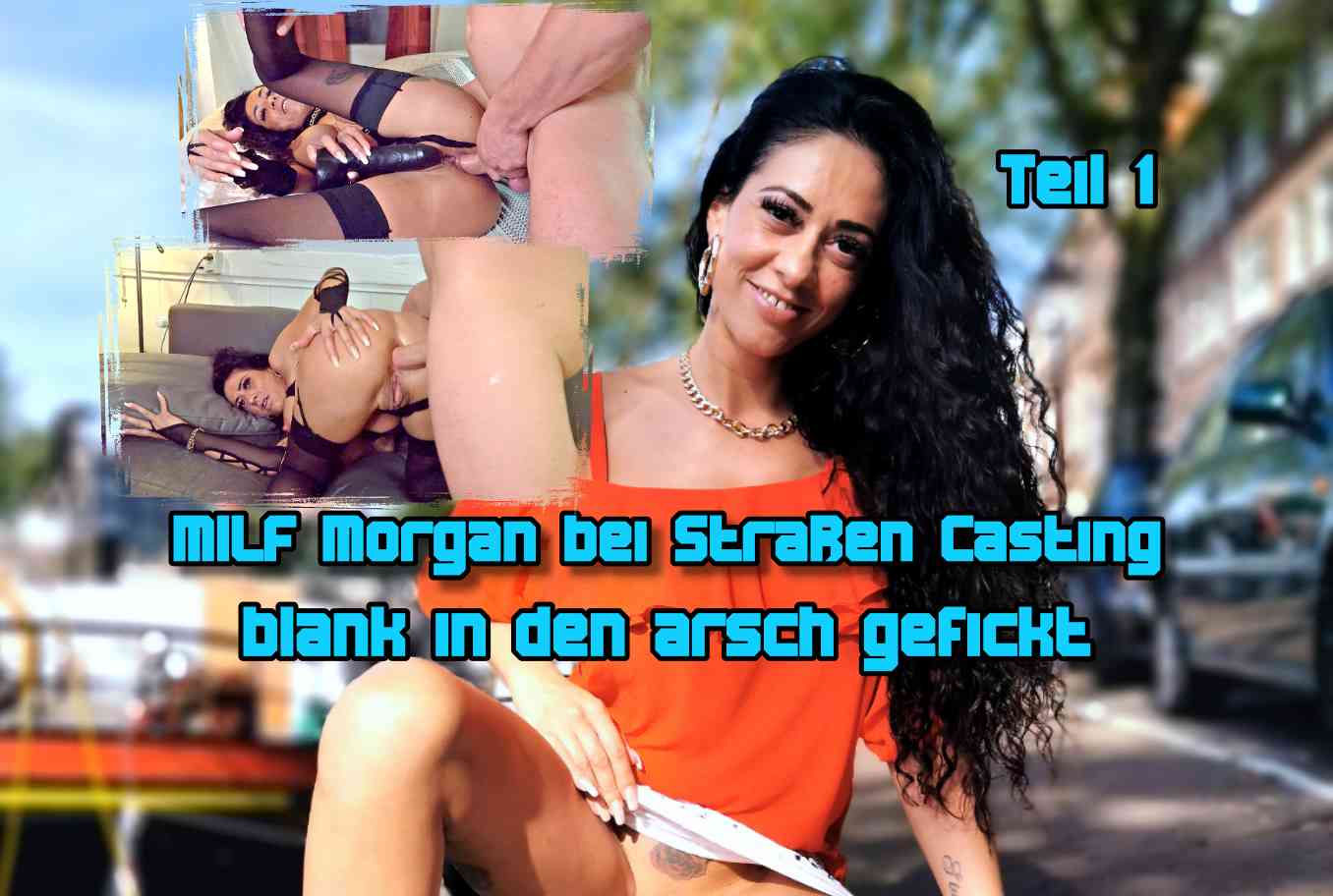 MILF Morgan bei Straßen Casting blank in den Arsch gefickt Teil 1 Ich sah sie direkt hier in den Grachten von Amsterdam. Lange lockige Haare, kurzen Rock und ein Lächeln auf den Lippen. So musste ich sie einfach ansprechen und nach einem Model Casting fragen. Und ich hatte Glück und sie war dabei. Aber was dann bei den ersten Bildern auf der Straße passierte offenbarte mir, was gleich im Zimmer passieren würde. So ließ sie mich direkt unter ihren Rock gucken, der mir ohne Tanga beste Einblicke bot. So beschlossen wir in mein Apartment zu gehen. Dort konnte German Scout Morgan dann richtig los gehen. Bei mir angekommen suchte sie sich ein super sexy Outfit aus. Und es dauerte keine 10 Minuten bis sie mein bestes Stück im Mund hatte. Diese sexy Maus wusste wie man Männer glücklich macht. Und nachdem sie mich blank in alle ihre Löcher inklusive Arsch einfahren ließ konnte ich nicht. Ich entlud mich heftig in ihrem Gesicht und sie leckte das Zeug wie Schokosoße.