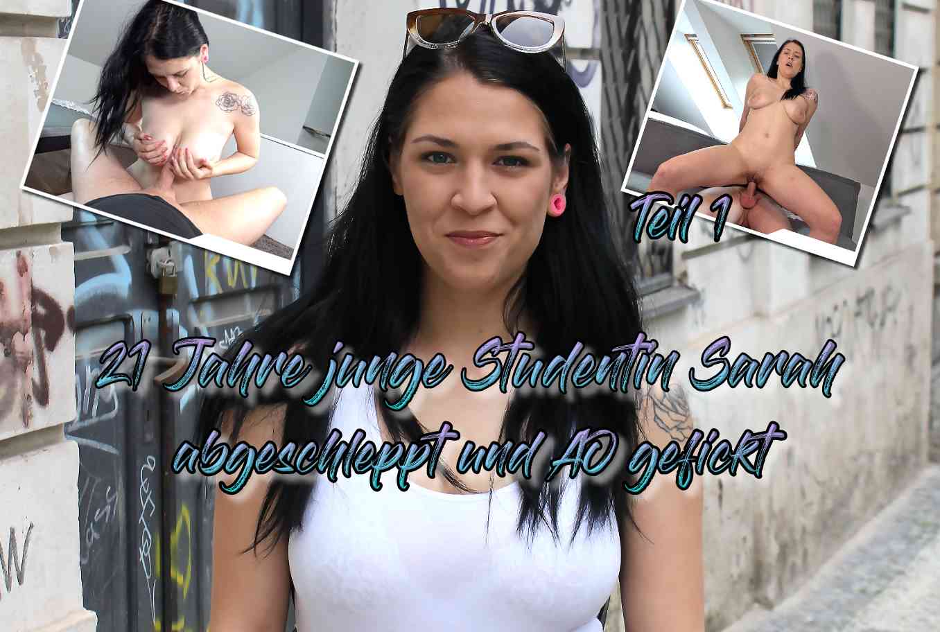 21 Jahre junge Studentin Sarah abgeschleppt und AO gefickt Teil 1 Ich sah diese natürliche 21 Jahre junge Studentin hier in Prag auf der Straße. Sie hatte nur einen kurzen Rock an und wirkte sehr locker. Ich sprach sie direkt an und kam über meine Model Agentur ins Gespräch. Und nach wenigen Bildern draußen ging es direkt in mein Apartment. Bei mir angekommen wurde sie immer lockerer. Und nach ein paar weiteren Bildern war sie nur noch in Unterwäsche vor mir. Und dann kam auch ganz schnell eins zum anderen. Ich fasste ihr an ihren geilen runden Arsch. Und sie fragte sofort nach meinem Schwanz und nahm ihn in den Mund. Nachdem sie sich da ausgiebig vergnügt hat, durfte ich blank einfahren. Und so ging es richtig rund.